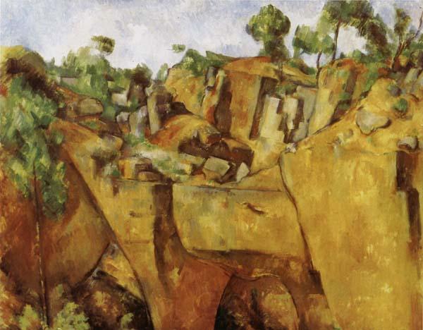 Paul Cezanne Quarry at Bibemus Spain oil painting art